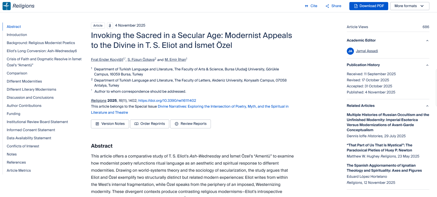  Screenshot 2025-12-30 at 13-36-49 Invoking the Sacred in a Secular Age Modernist Appeals to the Divine in T. S. Eliot and İsmet Özel MDPI